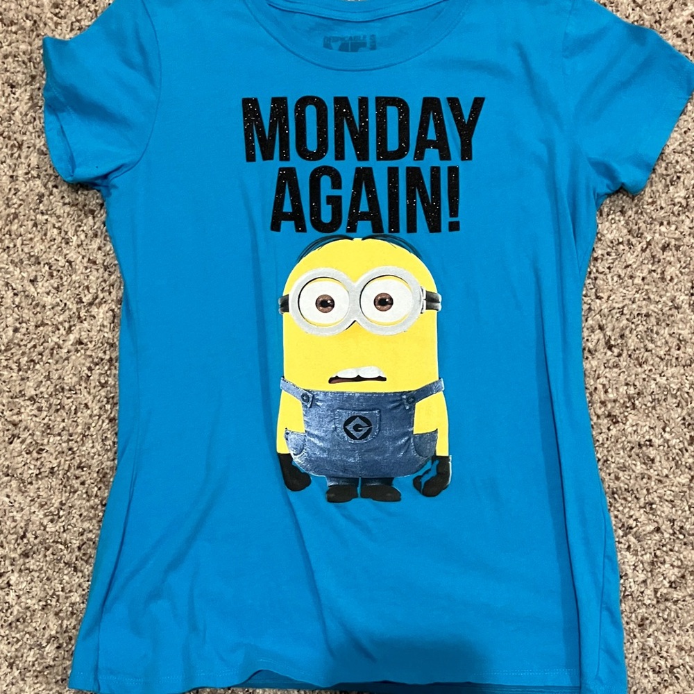 Blue Minions Kids T-Shirt Xl